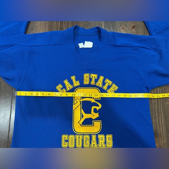 Vtg California State University Cougars Hockey Jersey - Picture 7 of 10